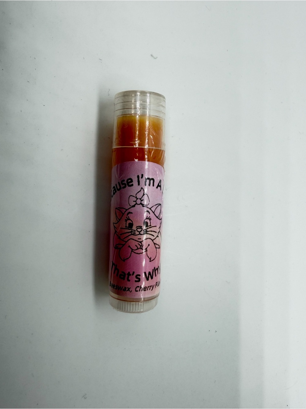 Aristocats Marie Pixie Dust Cherry Lip Balm Stick - Original Formula Vitamin E